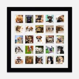 "Large Multi Photo Picture Frame - Collage Holds 25 Instagram 4""x4" - thumbnail 3