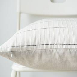 Neutral Hemp Hand Woven Pillow Cover - Limited - thumbnail 3