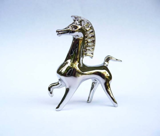 sterling Silver Bucephalus Figurine - image 1
