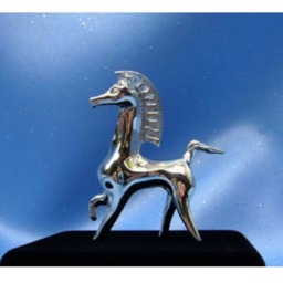 sterling Silver Bucephalus Figurine - thumbnail 2