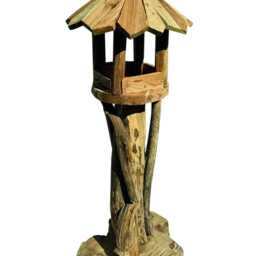 Mini Bali Driftwood Teak Bird Food Pecking Station 100cm - thumbnail 3
