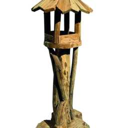 Mini Bali Driftwood Teak Bird Food Pecking Station 100cm - thumbnail 2