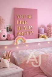You're Like Really Pretty A3 Acrylic Wall Sign