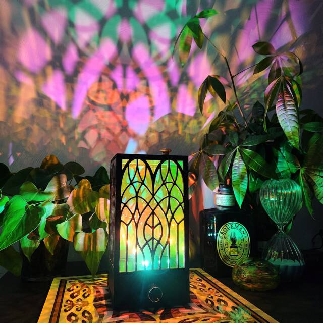 Nouveau Desk Lamp An Led Mood Light For Wall Decor & Casting Shadows - image 1