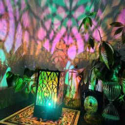 Nouveau Desk Lamp An Led Mood Light For Wall Decor & Casting Shadows - thumbnail 3