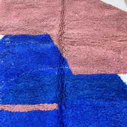 Moroccan Rug - Berber 5.4x7.3 Ft Handmade Beni Ourain Bohemian Decor Handmade Area Wool Rugs For Living Room - thumbnail 2