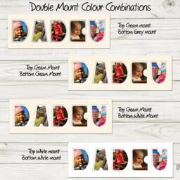 Dadcu Photo Frame Word Name Special Gift Father's Day 1239A By Photos in A Word - thumbnail 2