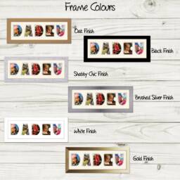 Dadcu Photo Frame Word Name Special Gift Father's Day 1239A By Photos in A Word - thumbnail 3