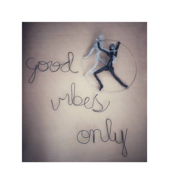 Climbing Figures Relationship Gift Dancer Art Metal Wall Wire Mesh Sculpture Hanging Rock Climber Sports Decor Housewarming - image 1