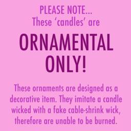 Marbled Ornament Decoration Pillar Candle Ornament- Effy - Monochrome, White, Black, Grey & Silver - thumbnail 3