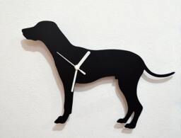 Dalmatian - Wall Clock Silhouette - thumbnail 1