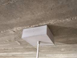 Square Concrete Ceiling Cup - Rose , For Pendant Light