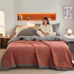 Aesthetic Floral Blanket - Cozy Bed Throw Boho Bedroom Decor Tiktok Home Luxury Soft Gift For Her