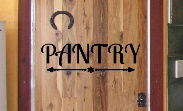 Pantry Wall Decal Arrow Design, Kitchen Decor - image 1