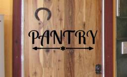 Pantry Wall Decal Arrow Design, Kitchen Decor - thumbnail 1