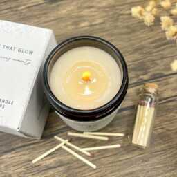 Aquarius Birthday Candle Custom Star Sign Gift - Soy Wax Scented - thumbnail 2