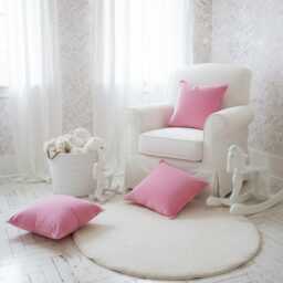 Baby Pink Velvet Pillow Cover, Cushion Cover - thumbnail 3