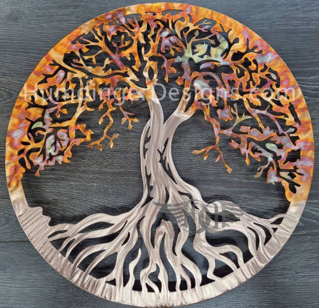 Pure Copper Tree Of Life Metal Wall Art - image 1