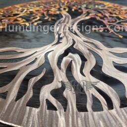 Pure Copper Tree Of Life Metal Wall Art - thumbnail 2
