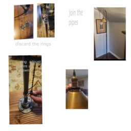 Floor Lamp Steampunk Industrial Edison Bulb Iron Flange Key Switch Antique Brass Finish Copper Cone Shade - thumbnail 4