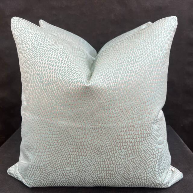 Verel De Belval Kooris Contemporary Luxury Designer Sage Green Cushion Pillow Cover - image 1