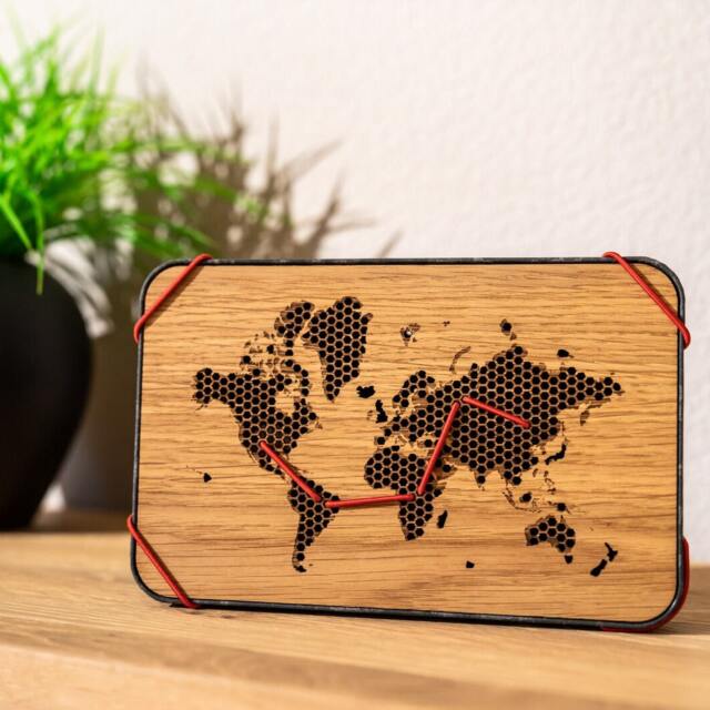 Weltkarte Erinnerungsbox Zum Aufbewahren Von Andenken - image 1