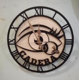 Optometry Wall Clock, Ophthalmologist, Optometrist, Oculist Doctor Gift, Non-Ticking Large 12-18Inch Medicine Clinic - thumbnail 1