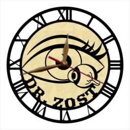 Optometry Wall Clock, Ophthalmologist, Optometrist, Oculist Doctor Gift, Non-Ticking Large 12-18Inch Medicine Clinic - thumbnail 4