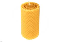 Pure Beewax Honeycomb Candle Hand-Rolled Organic Beeswax 100% Candles Natural Handmade - thumbnail 1