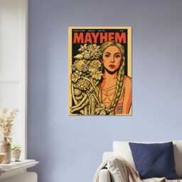 Lady Gaga Mayhem Poster Vintage Comic Book Style Art Print - thumbnail 3