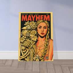 Lady Gaga Mayhem Poster Vintage Comic Book Style Art Print - thumbnail 2