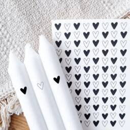 Candle Tattoos Various Motifs - Water Slide Film Decorating Candles Sayings Lucky Light Favorite Person Wish - thumbnail 1