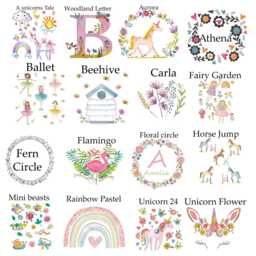 Personalised Ballerina Girls Room Decor Linen Wall Hanging - thumbnail 2