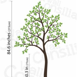 "Tree Wall Decal Nursery Decoration With Butterflies - 85"" X 56" - thumbnail 2