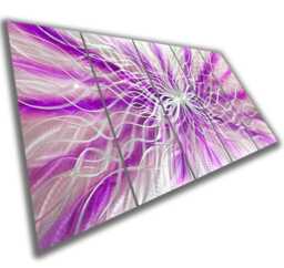 Modern Abstract Painting Metal Wall Art 3D Sculpture Indoor Outdoor Decor - thumbnail 1