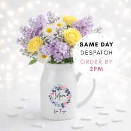 Mothers Day Personalised Vase Gift, Birthday Gift For Mum , Grandparents Gift, Nan Mum, Custom Vase, For Her - thumbnail 1