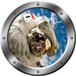 Vwaq Space Wall Stickers - Outer Porthole Astronaut Decals For Walls - Ps16 - thumbnail 2