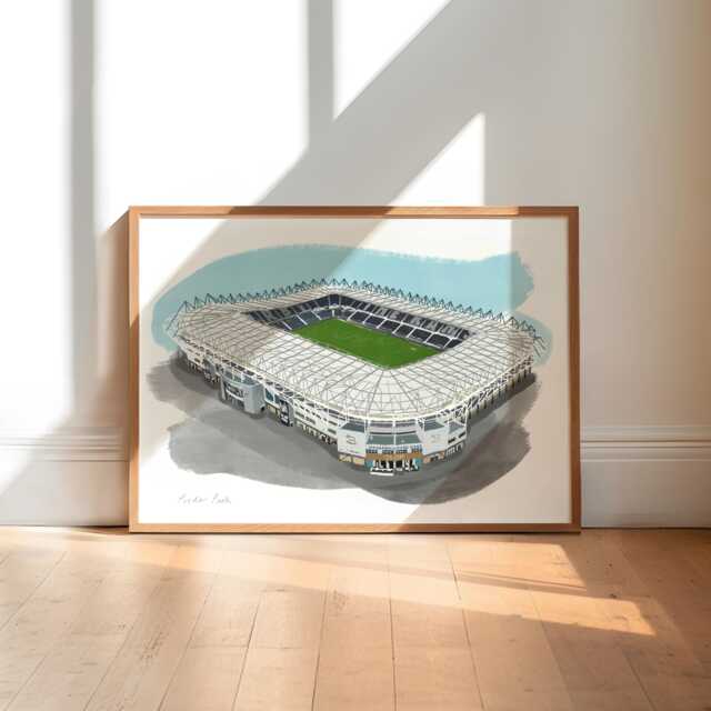 Pride Park Stadium Art Print/Derby Football Poster Gift - image 1