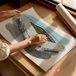 Pride Park Stadium Art Print/Derby Football Poster Gift - thumbnail 2
