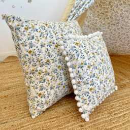 Floor Cushions & Scatter - in Florals & Pinks To Match Our Childrens Teepees Each Sold Separately - thumbnail 3