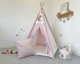 Floor Cushions & Scatter - in Florals & Pinks To Match Our Childrens Teepees Each Sold Separately - thumbnail 4