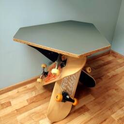 Skateboard Coffee Table, Go Skate Or Go Home - thumbnail 3