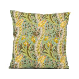 William Morris - Daffodil Cove Blue/Chocolate Classic English Floral Cushion Cover Handmade Throw Pillow Designer Home D??cor - thumbnail 2