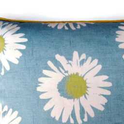 Clarke & Clarke, Studio G, Capri, Blue Yellow Floral Cotton Cushion Cover, Throw Pillow Home Decor - thumbnail 3