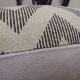 Chevron Pillow Cover Valentine's Day Black & Red Home Decor - thumbnail 3