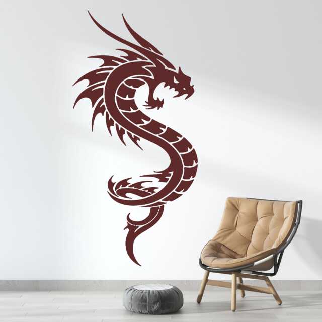 Dragon Wall Decal Removable Vinyl Sticker For Kids Room 4655 - image 1