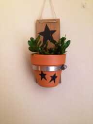 Planters & Pots, Hanging Planter, Pallet Wood Decor, Indoor Herb Garden, Rustic Wall Kitchen Succulent Pot, Plant Storage - thumbnail 1
