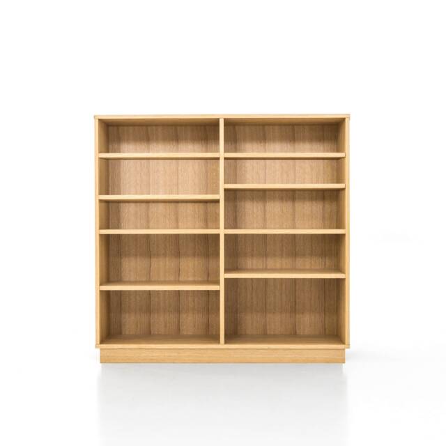 Bookcase, Bookshelf Made Of Oak Vaneer - Livlo D-R02 - image 1