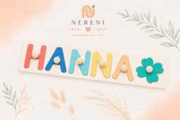 Puzzle - Wood Personalized Nursery Decor Design Names Wooden Toys For Toddlers Gift Birthday Montessori - thumbnail 1