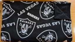 Las Vegas Raiders Fleece Blanket, Throw, Reversible Blanket/Throw